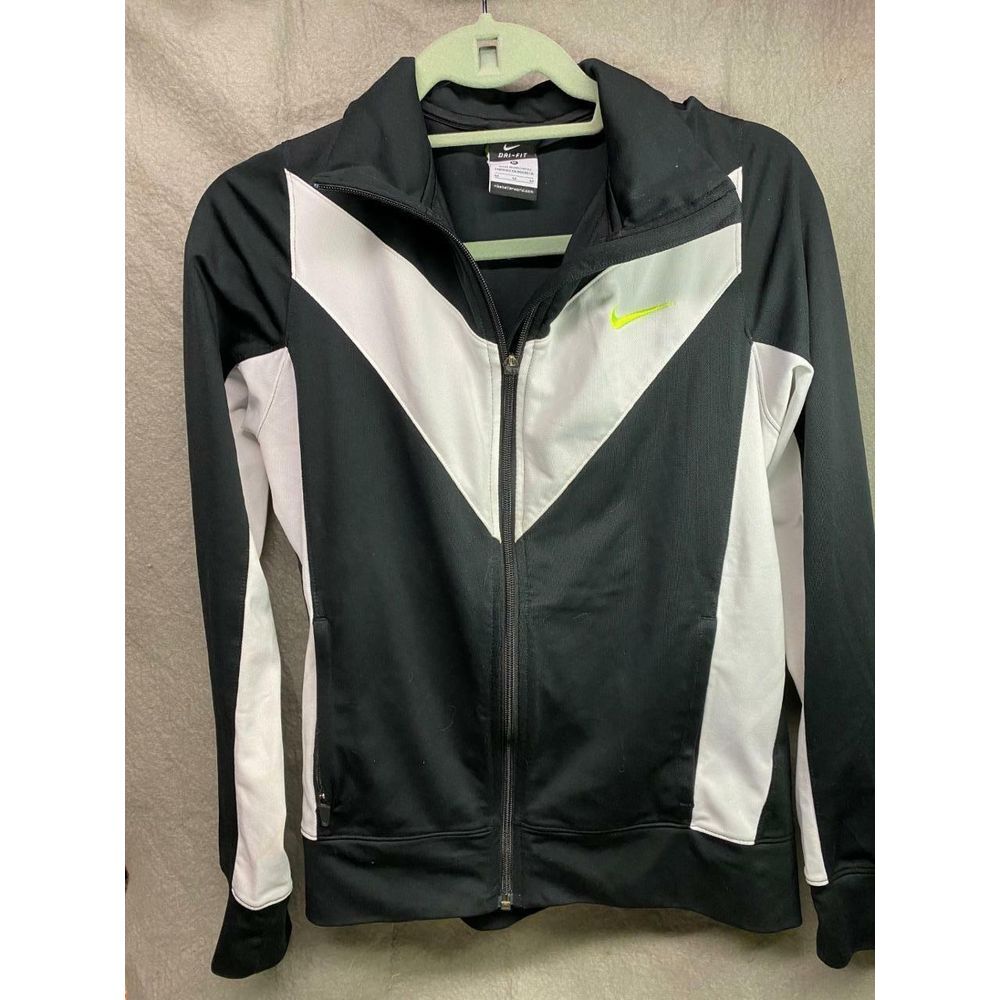 VINTAGE WOMEN'S NIKE DRI-FIT‎ LIGHTWEIGHT WINDBREAKER JACKET SIZE M